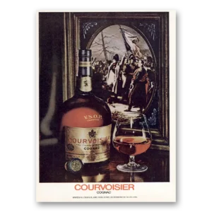 1975 Courvoisier Print Ad | Cognac Napoleon