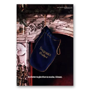 1975 Crown Royal Print Ad | Better To Give