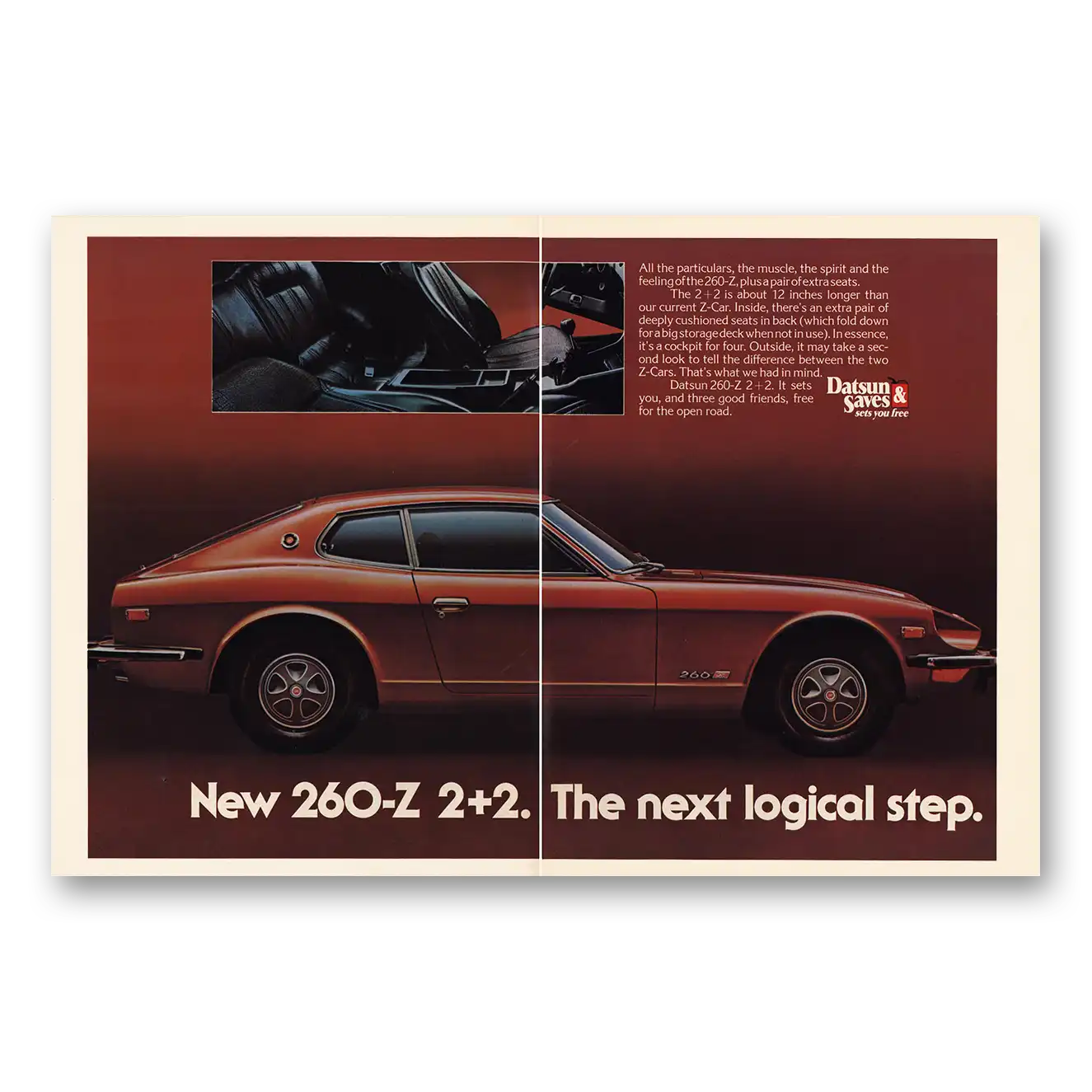 1975 Datsun Print Ad | Next Logical Step