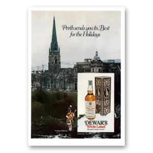 1975 Dewars White Label Print Ad | Perth