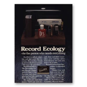 1975 Discwasher Print Ad | Record Ecology