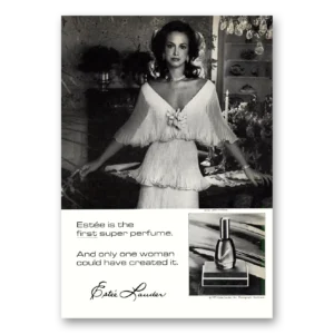 1975 Estee Lauder Print Ad | First Super Perfume