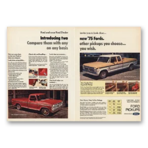 1975 Ford Pickup Print Ad | Compare Them