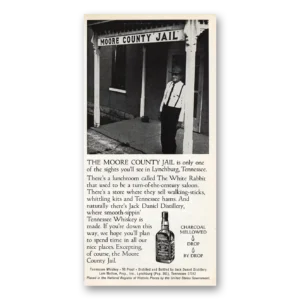 1975 Jack Daniels Print Ad | Moore County Jail