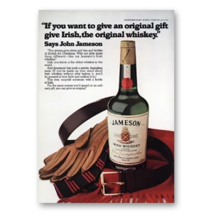 1975 Jameson Whiskey Print Ad | Original Gift