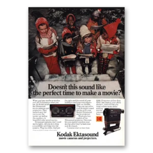 1975 Kodak Ektasound Print Ad | Perfect Time