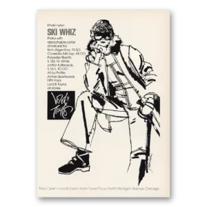1975 Lord & Taylor Print Ad | Ski Whiz