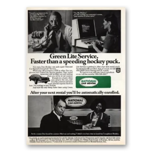 1975 National Car Rental Print Ad | Don Rickles
