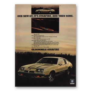 1975 Oldsmobile Starfire Print Ad | New Gt And Then Some