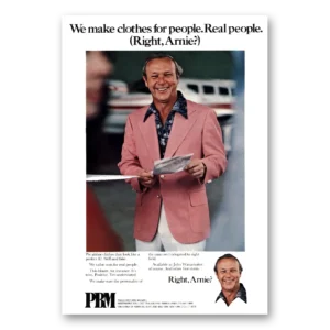 1975 Pincus Brothers Maxwell Print Ad | Pbm Clothes