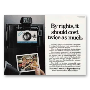 1975 Polaroid Super Shooter Print Ad | By Rights