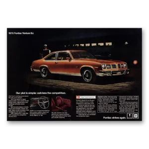1975 Pontiac Ventura Print Ad | Our Plot