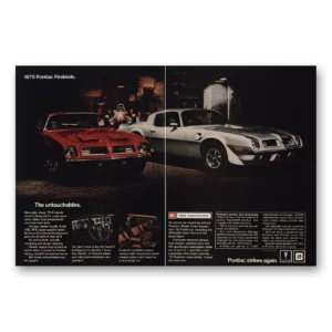 1974 Pontiac Firebird Print Ad | Untouchables