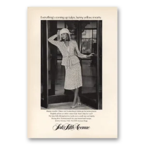 1975 Saks Fifth Avenue Print Ad | Diane Von Furstenberg