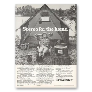 1975 Sony Stereo Print Ad | Stereo Home