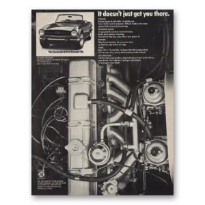 1974 Triumph TR6 Print Ad | British Triumph