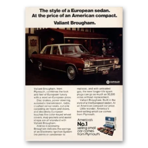1974 Plymouth Valiant Print Ad | Brougham Style