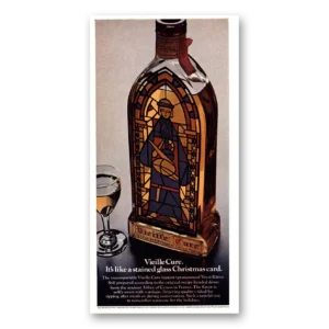1975 Vieille Cure Liqueur Print Ad | Christmas Card