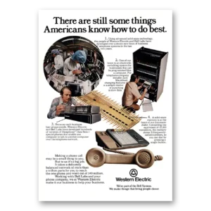 1975 Western Electric Print Ad | Some Things