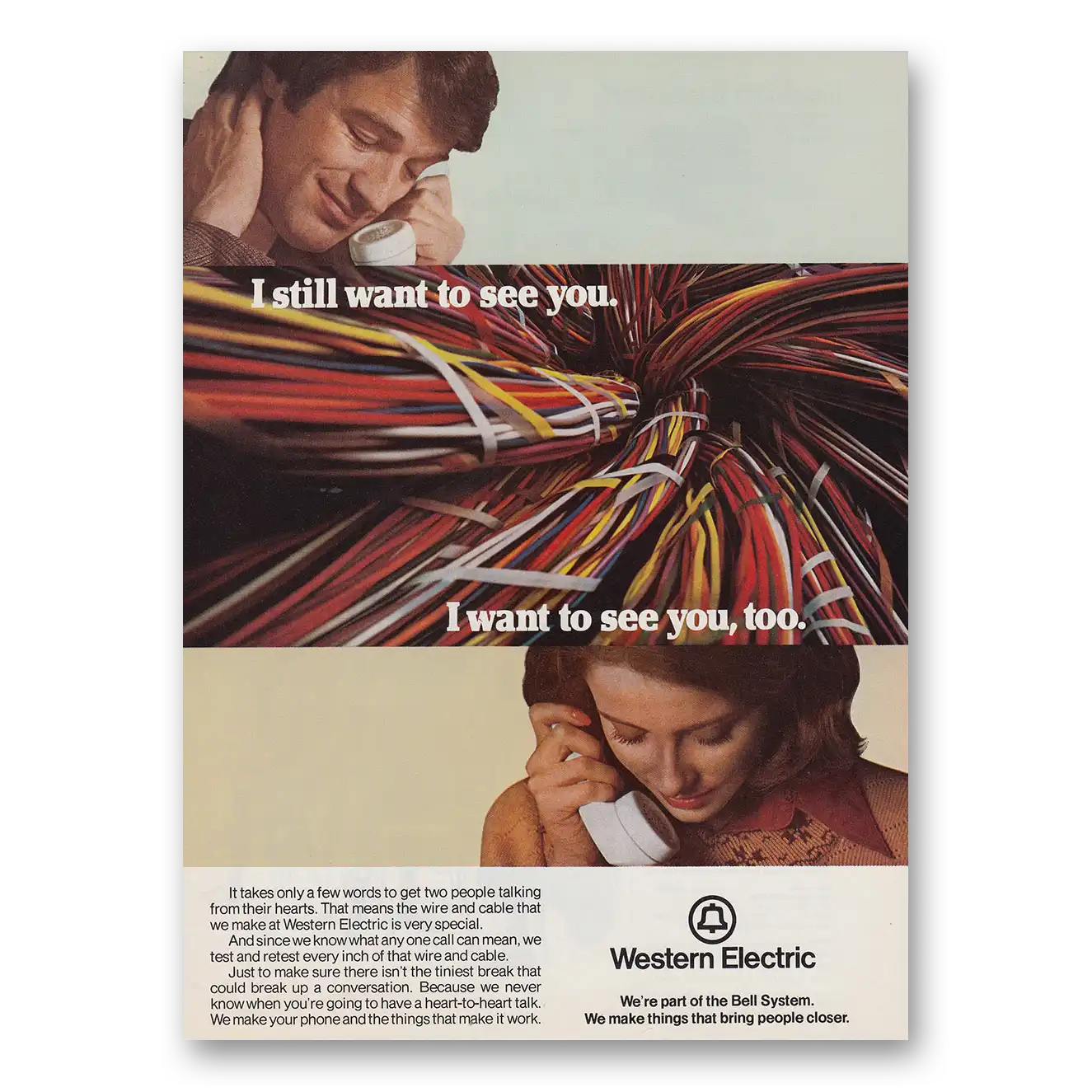 1975 Western Electric Print Ad | See You