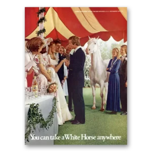 1975 White Horse Scotch Whisky Print Ad | Anywhere