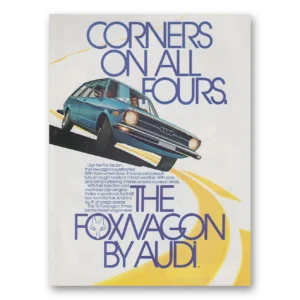 1976 Audi Foxwagon Print Ad | Corners