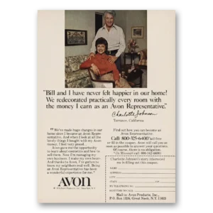 1976 Avon Print Ad | Charlotte Johnson