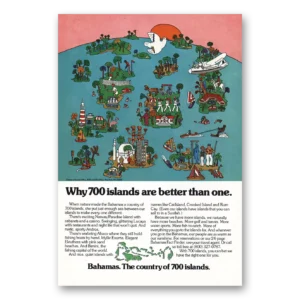 1976 Bahamas Print Ad | 700 Islands