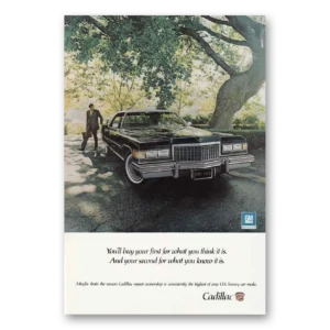 1976 Cadillac Print Ad | You Know It Is