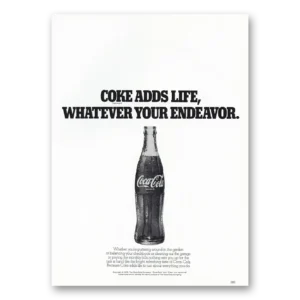 1976 Coca Cola Print Ad | Coke Adds Life