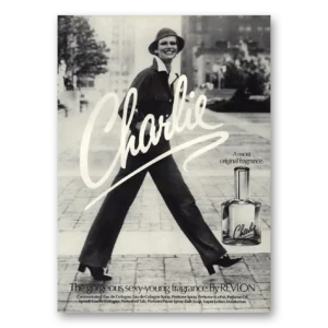 1976 Charlie Perfume Print Ad | Gorgeous Sexy