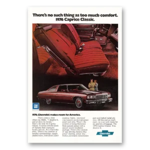 1975 Chevrolet Caprice Print Ad | No Such Thing