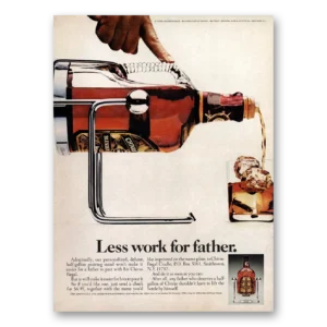 1976 Chivas Regal Print Ad | Less Work