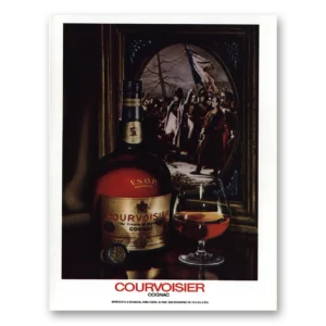 1976 Courvoisier Print Ad | Framed Painting