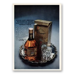 1976 Cutty Sark Print Ad | Regal Taste