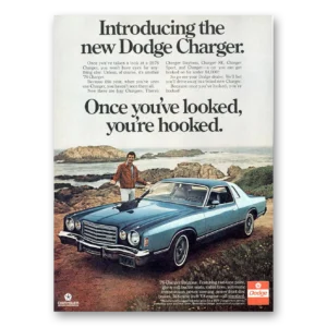1975 Dodge Charger Print Ad | Looked Hooked