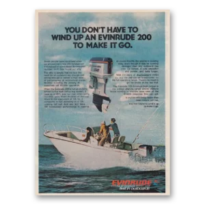 1976 Evinrude Print Ad | Wind Up