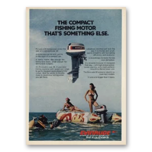 1976 Evinrude Print Ad | Compact Fishing