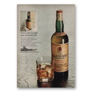 1976 Glenlivet Print Ad | Scotch That Started It All