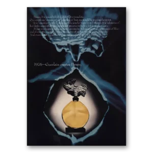 1976 Parure Cologne Print Ad | Difficult Translate
