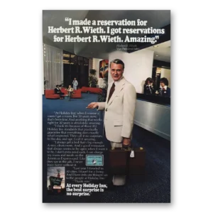1976 Holiday Inn Print Ad | Herbert R Wieth