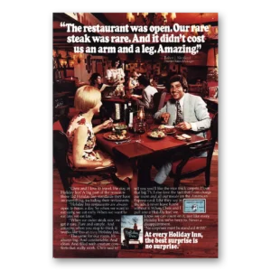 1976 Holiday Inn Print Ad | Restaurant