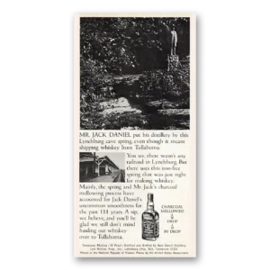 1976 Jack Daniels Print Ad | Lynchburg Cave