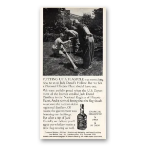 1976 Jack Daniels Print Ad | Flagpole
