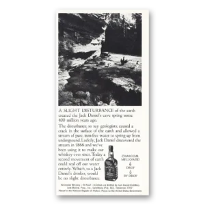 1976 Jack Daniels Print Ad | Slight Disturbance