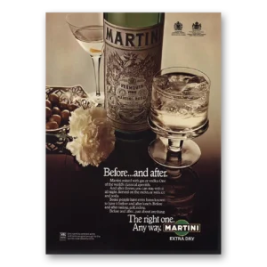 1976 Martini & Rossi Print Ad | Before After