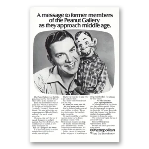 1976 Metropolitan Life Insurance Print Ad | Peanut Gallery