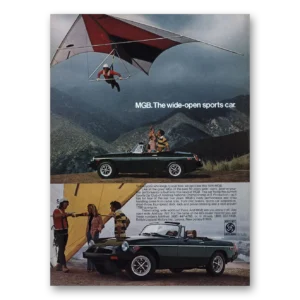 1976 MGB Convertible Print Ad | Sports Car