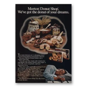 1976 Morton Donut Shop Print Ad | Donut Your Dreams