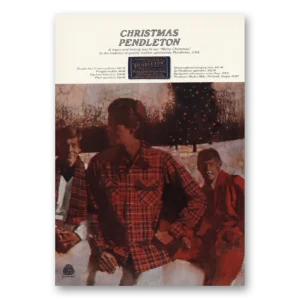 1976 Pendleton Print Ad | Christmas
